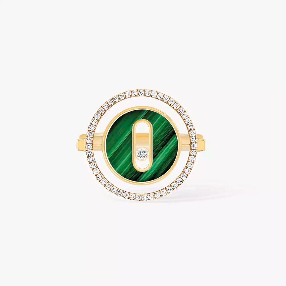 Bague malachite Lucky Move PM