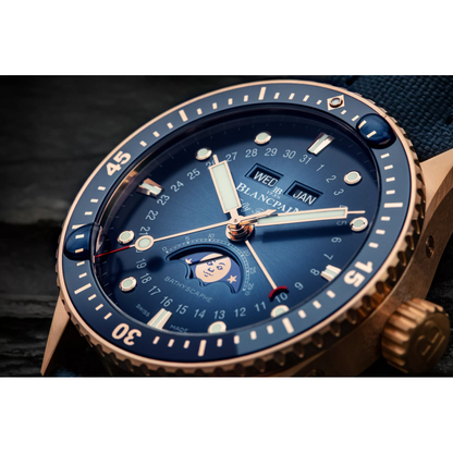 Fifty Fathoms Bathyscaphe Quantième Complet Phases de Lune