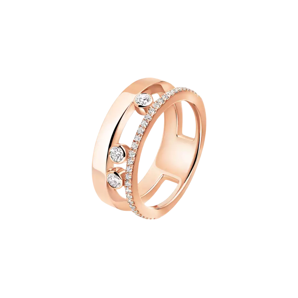 Bague Move Romane Ring Diamant Roségold