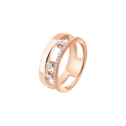 Bague Move Romane Ring Diamant Roségold