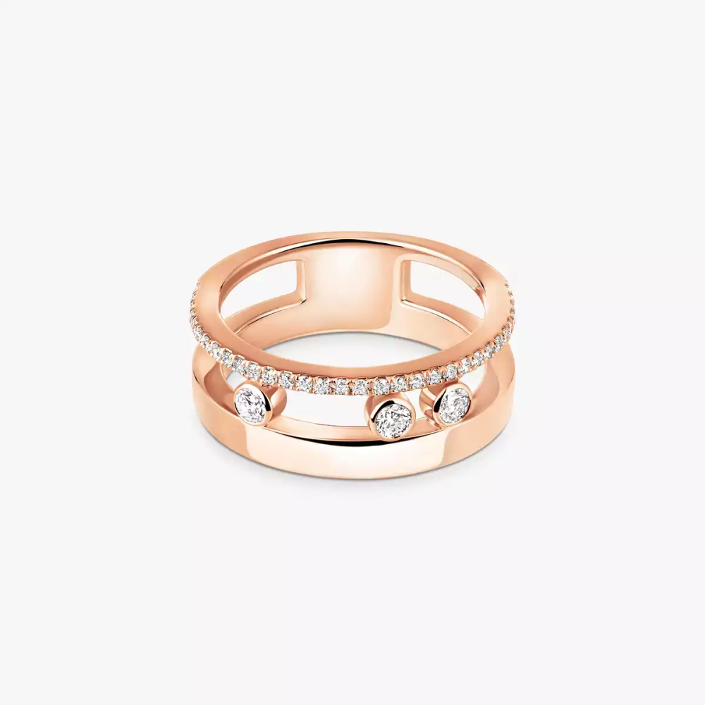 Bague Move Romane Ring Diamant Roségold