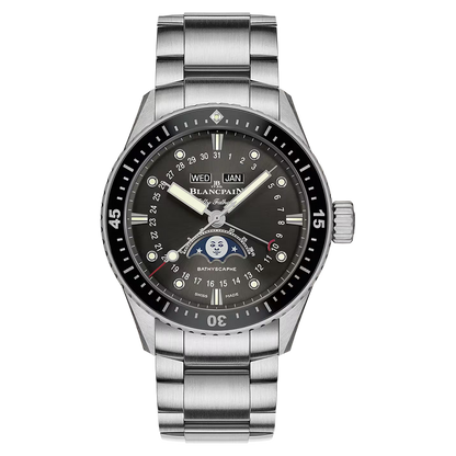 Fifty Fathoms Bathyscaphe Quantième Complet Phases de Lune