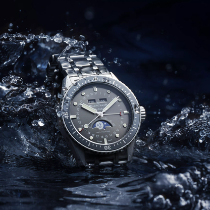 Fifty Fathoms Bathyscaphe Quantième Complet Phases de Lune