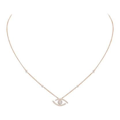 Lucky Eye pavé necklace