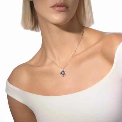 Lucky Move lapis lazuli necklace small