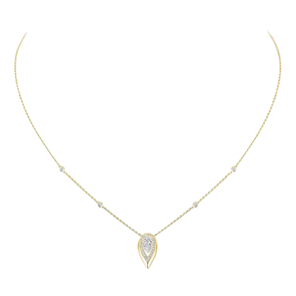 Fiery necklace 0.40ct