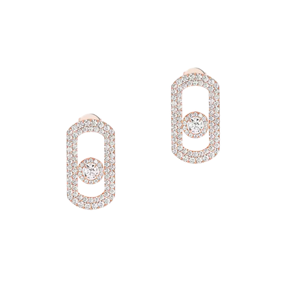 So Move pavé earrings