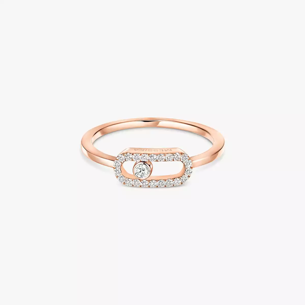 Bague Move Uno Ring Diamant Roségold