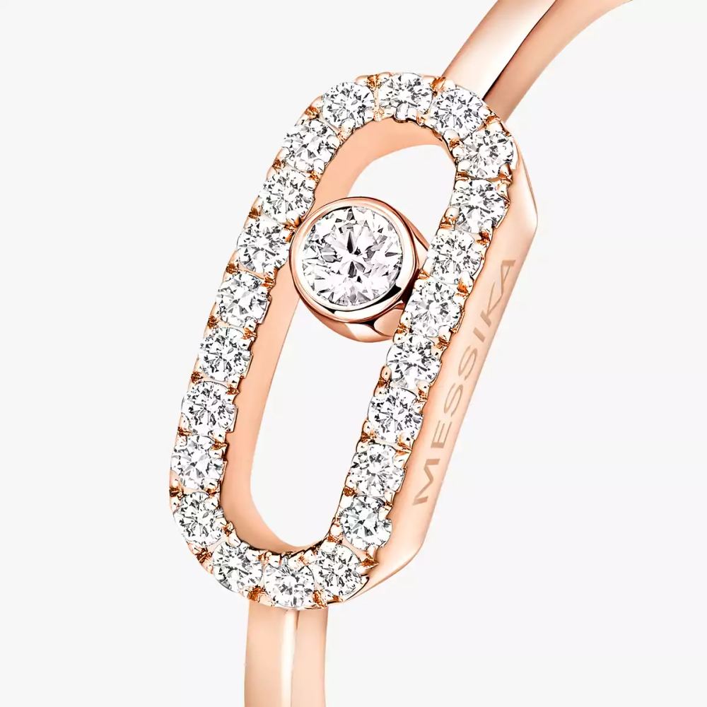 Bague Move Uno Ring Diamant Roségold