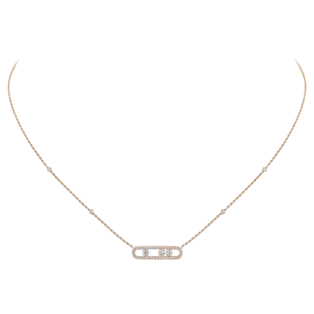 Baby Move pavé necklace