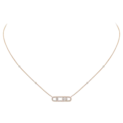 Baby Move pavé necklace