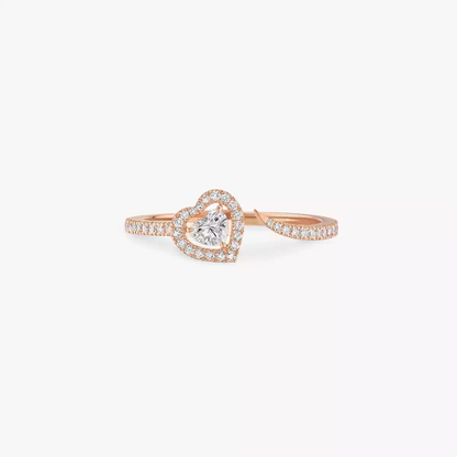 Joy 0.15ct Pink Gold Diamond Ring