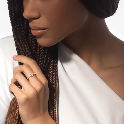 Joy 0.15ct Pink Gold Diamond Ring