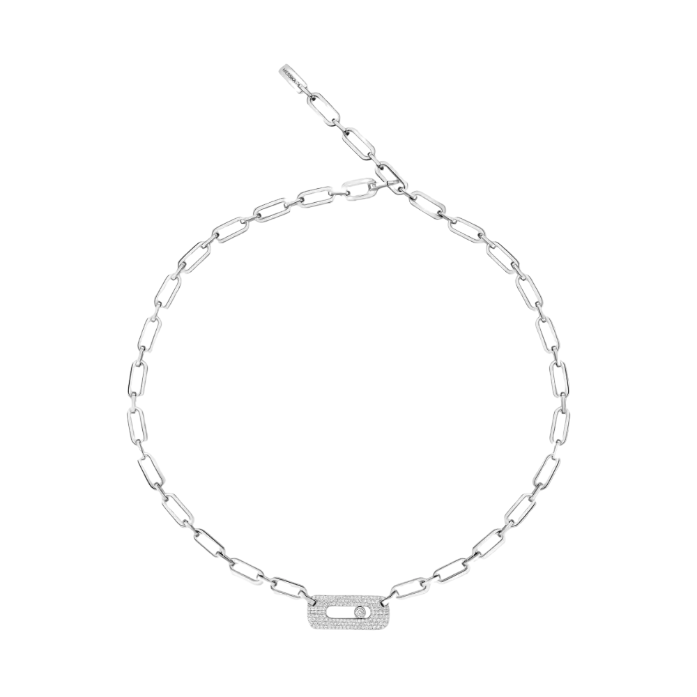 Collier Move Link Collier Diamant Or Blanc