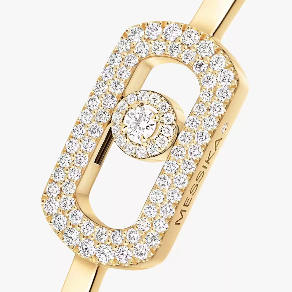 So Move Armreif mit Diamanten ausgefasst