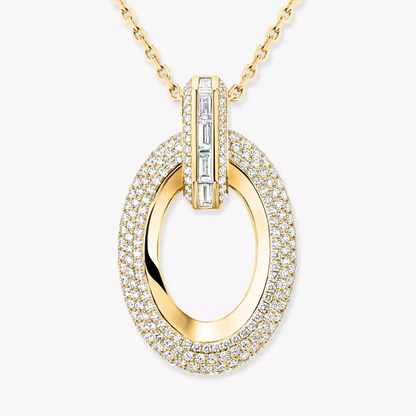 Groove pendant necklace