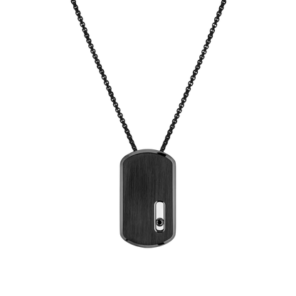 Move Titanium pendant necklace large
