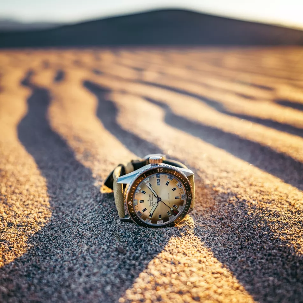 Fifty Fathoms Bathyscaphe Day Date Desert Edition