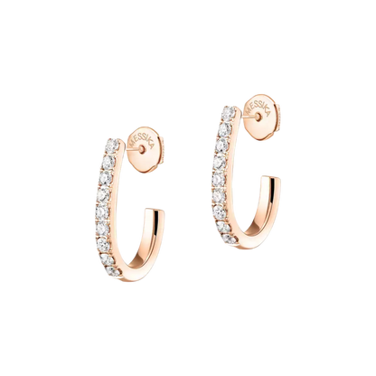 Gatsby hoop earrings small
