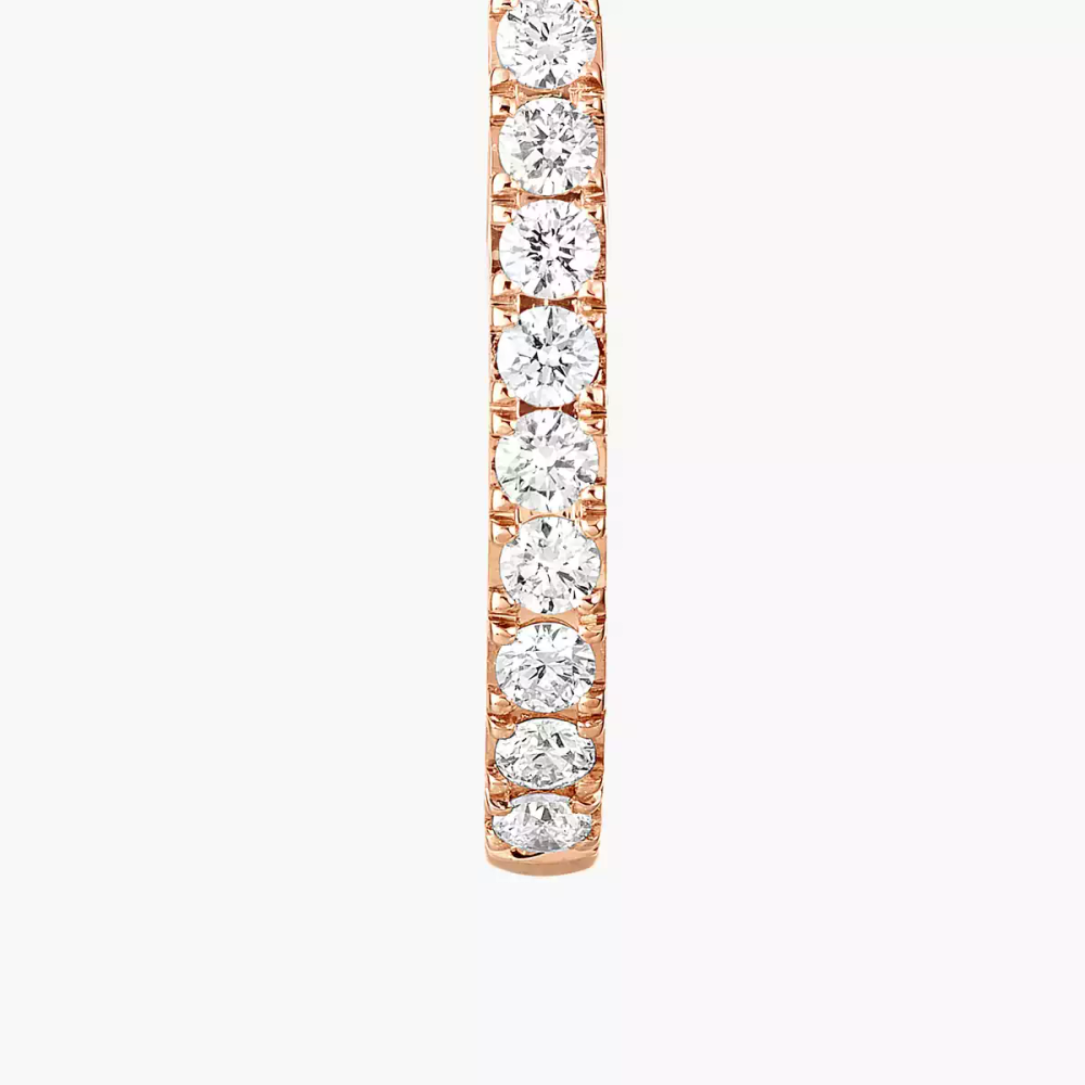 Gatsby hoop earrings small