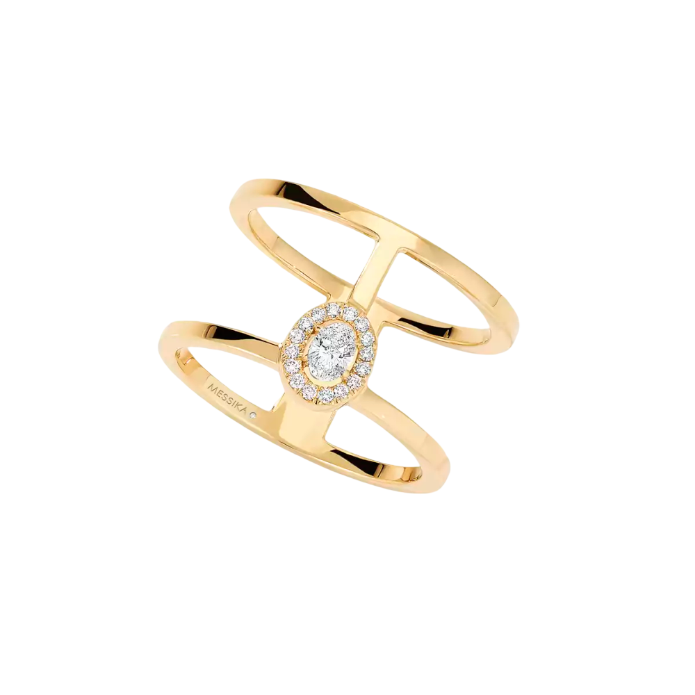 Glam'Azone two-row ring