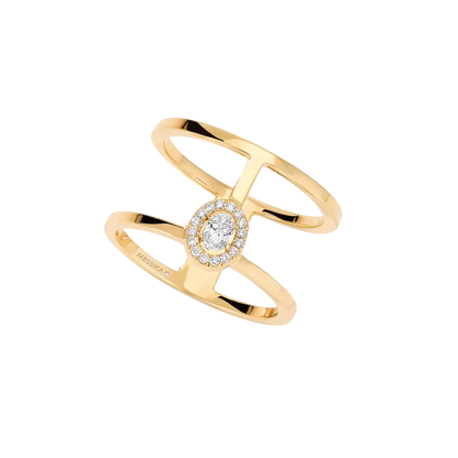 Glam'Azone two-row ring