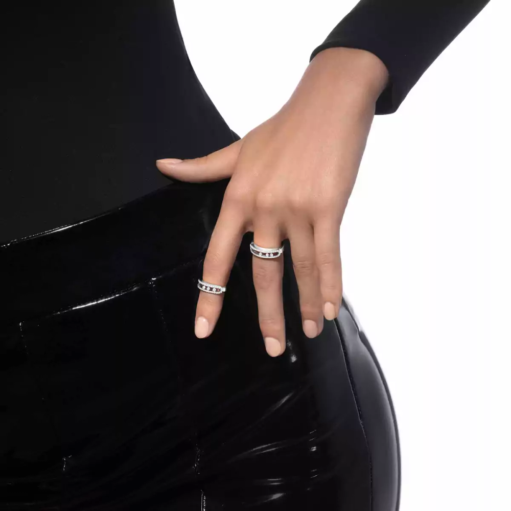 Baby Move pavé ring