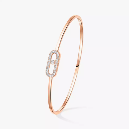 Move Uno Flex Armreif Mit Diamanten ausgefasst
