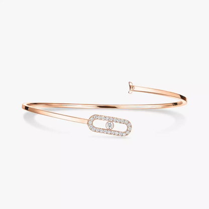 Move Uno Flex Armreif Mit Diamanten ausgefasst