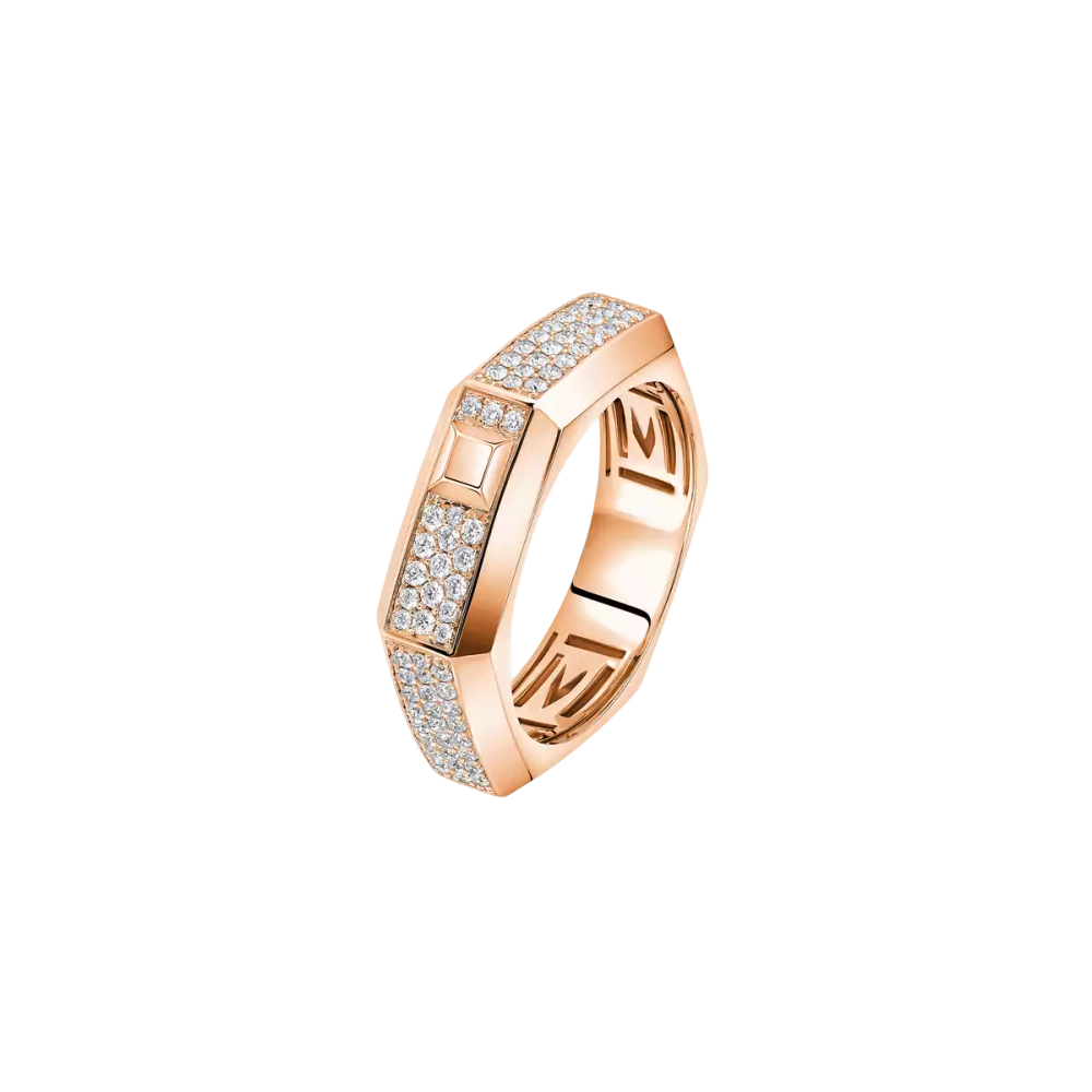 Bague pavée Moderniste MM