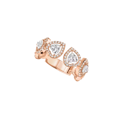 Joy multi wedding ring Pink Gold Diamond Ring