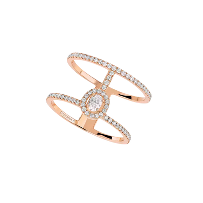 Bague 2 rangs pavée Glam'Azone