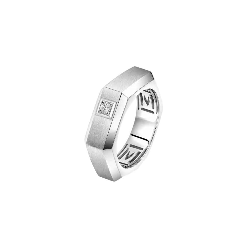 Moderniste brushed ring medium
