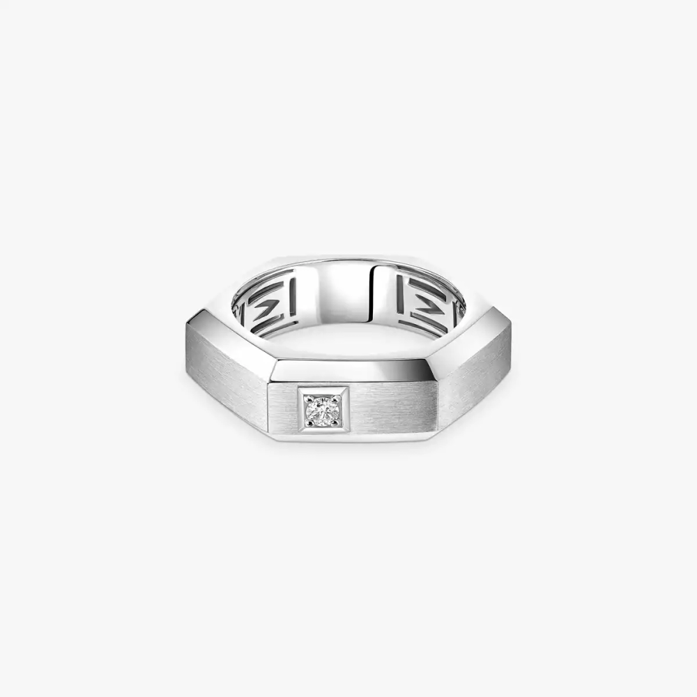 Moderniste brushed ring medium