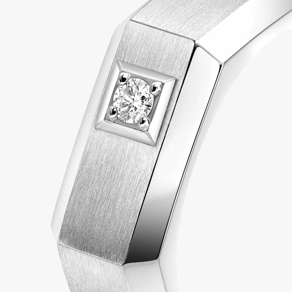 Moderniste brushed ring medium