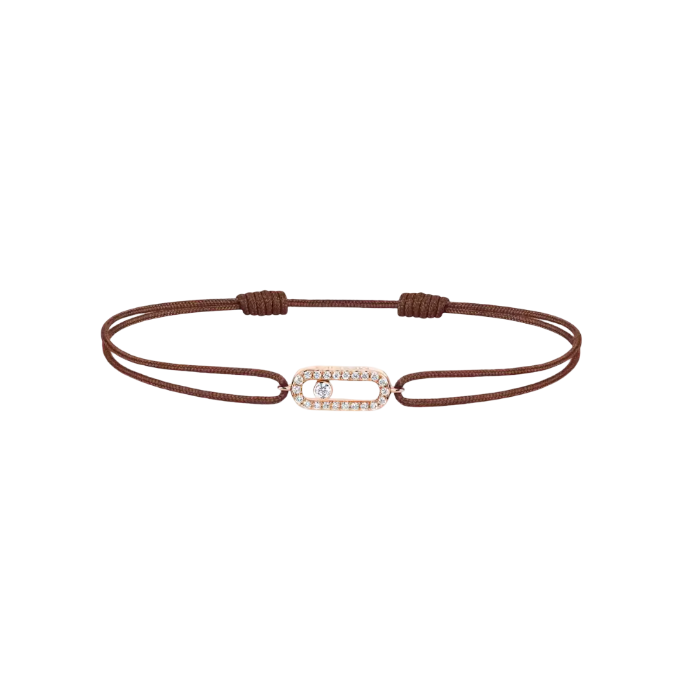 Move Uno chocolate cord bracelet