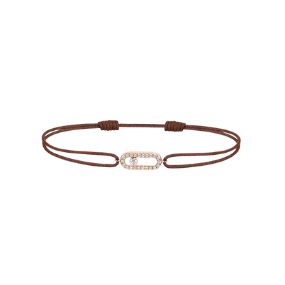 Move Uno chocolate cord bracelet