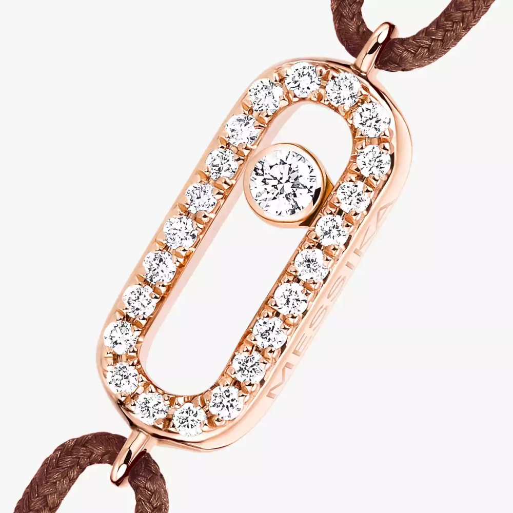 Move Uno chocolate cord bracelet