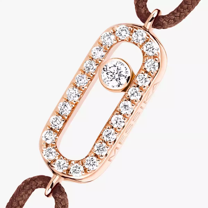 Move Uno chocolate cord bracelet