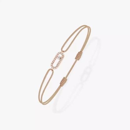Move Uno beige cord bracelet