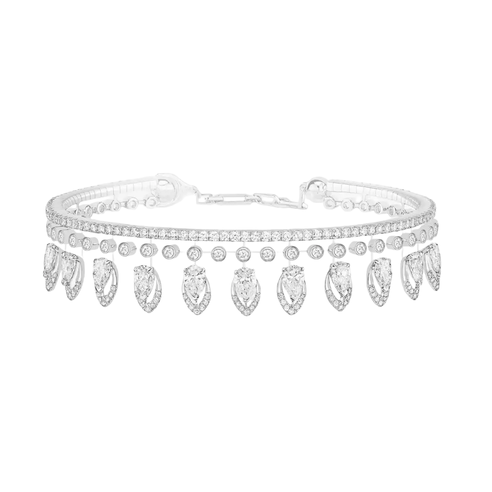 Bracelet skinny Desert Bloom Bracelet Diamant Or Blanc