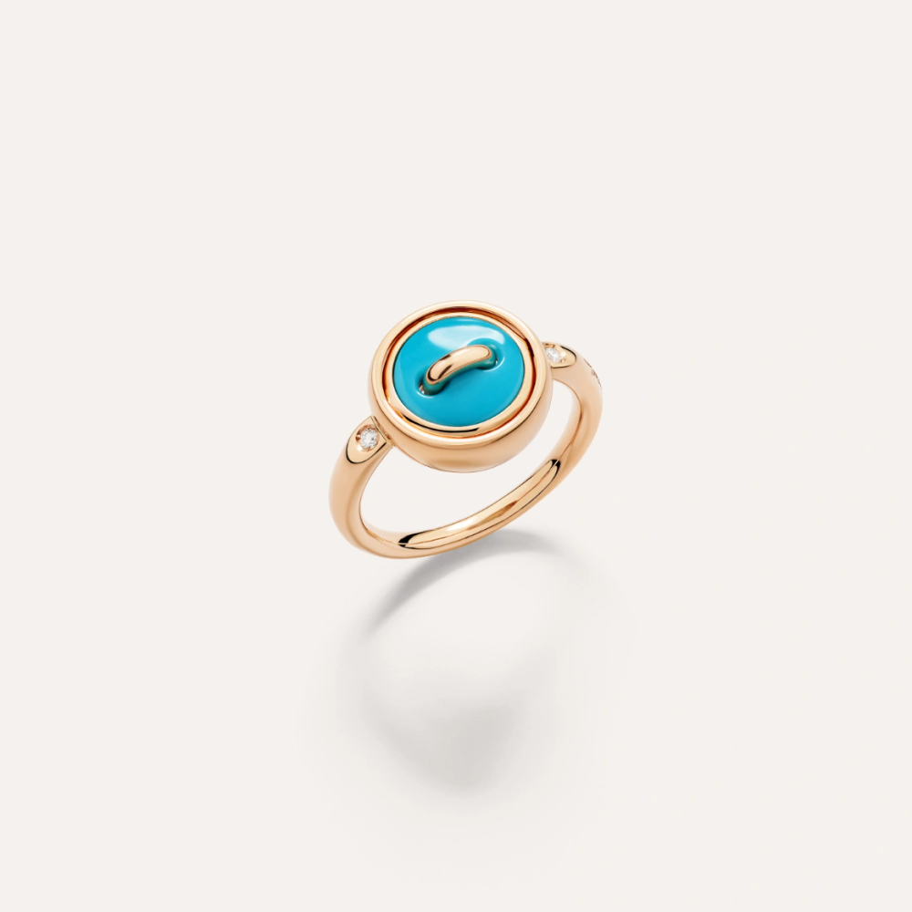 Bague Réversible Pom Pom Dot