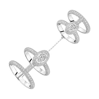Divine Enigma multi-wear pavé ring