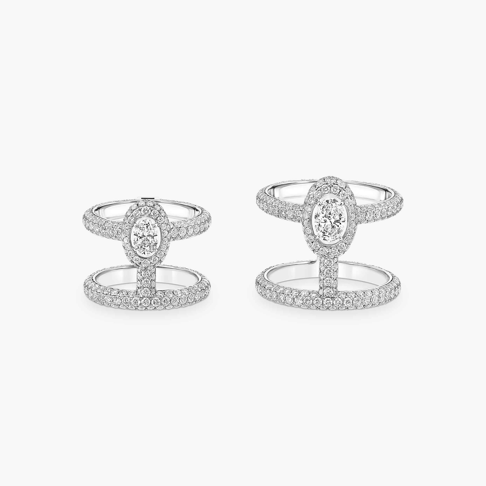Divine Enigma multi-wear pavé ring