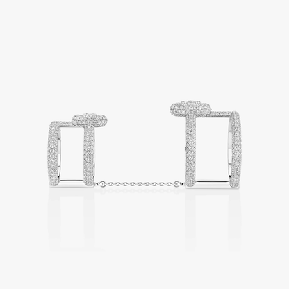 Divine Enigma multi-wear pavé ring