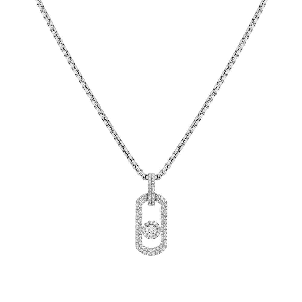 So Move pavé pendant necklace