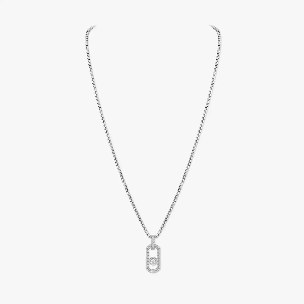 So Move pavé pendant necklace