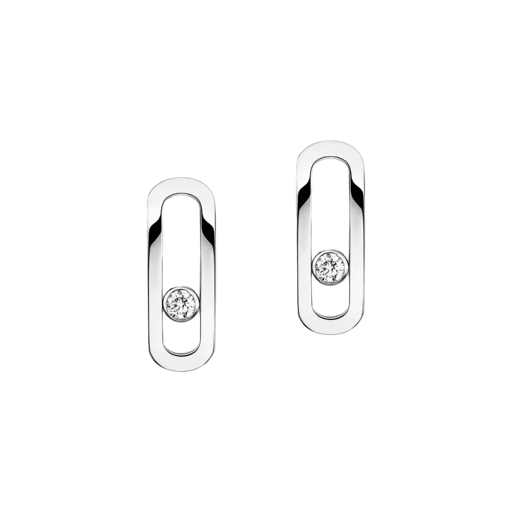 Boucles d'oreilles Move Uno Boucles d'oreilles Diamant Or Blanc