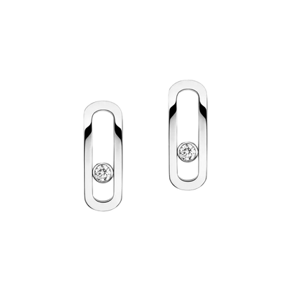 Boucles d'oreilles Move Uno Boucles d'oreilles Diamant Or Blanc