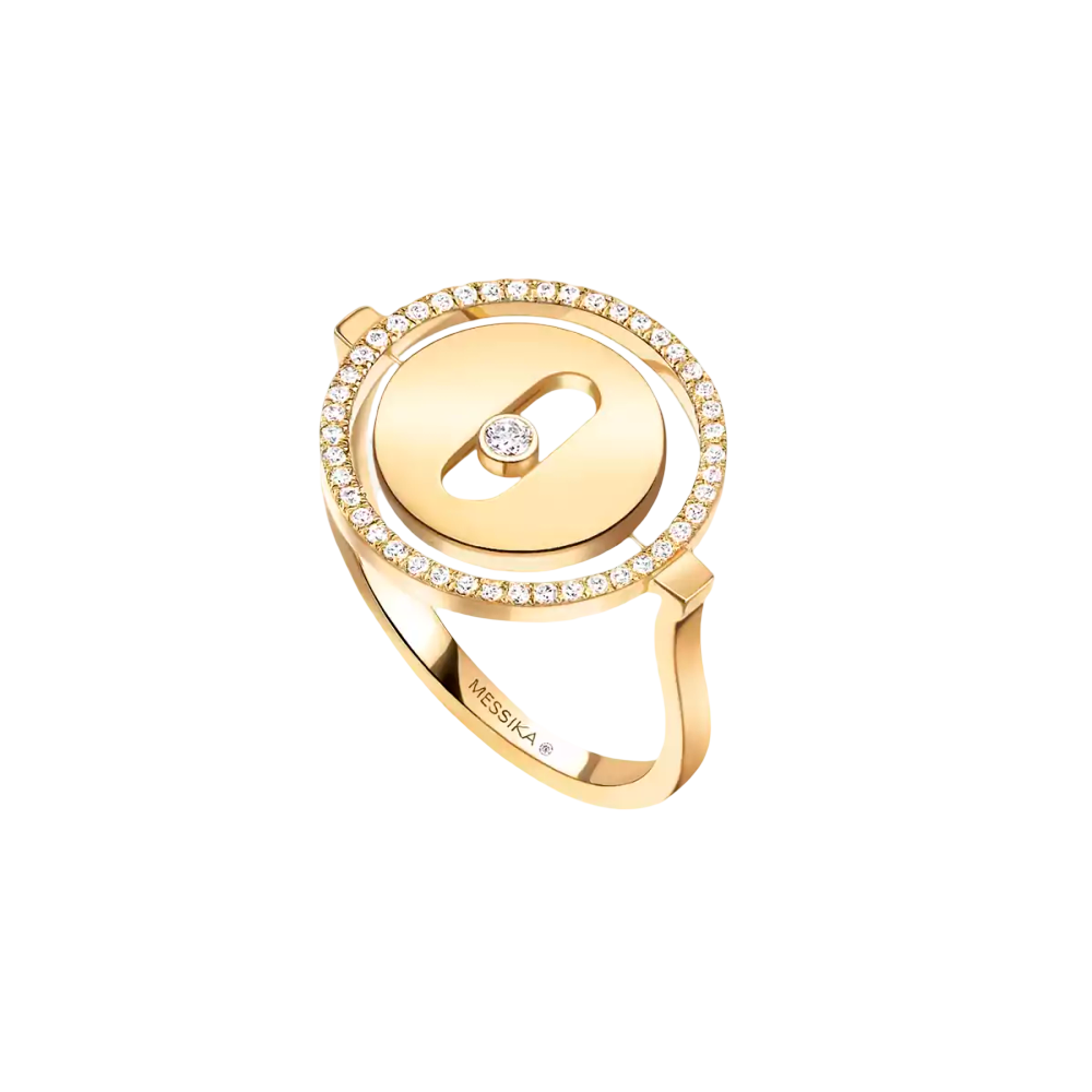 Lucky Move SM Yellow Gold Diamond Ring